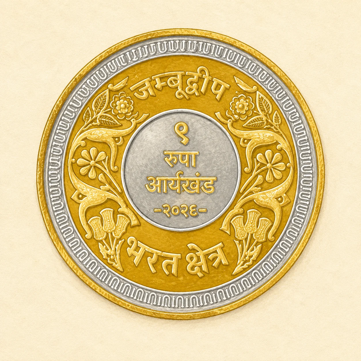 The symbolic veil coin from Arya Khand