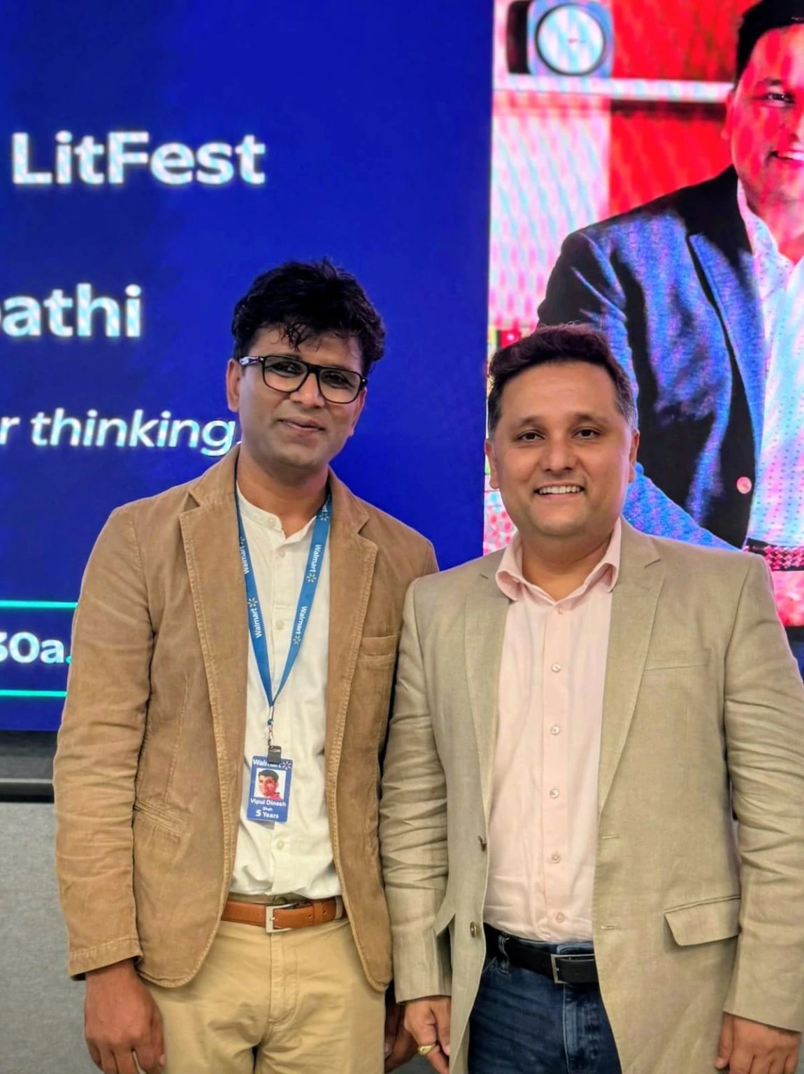 A moment from the LitFest conversation